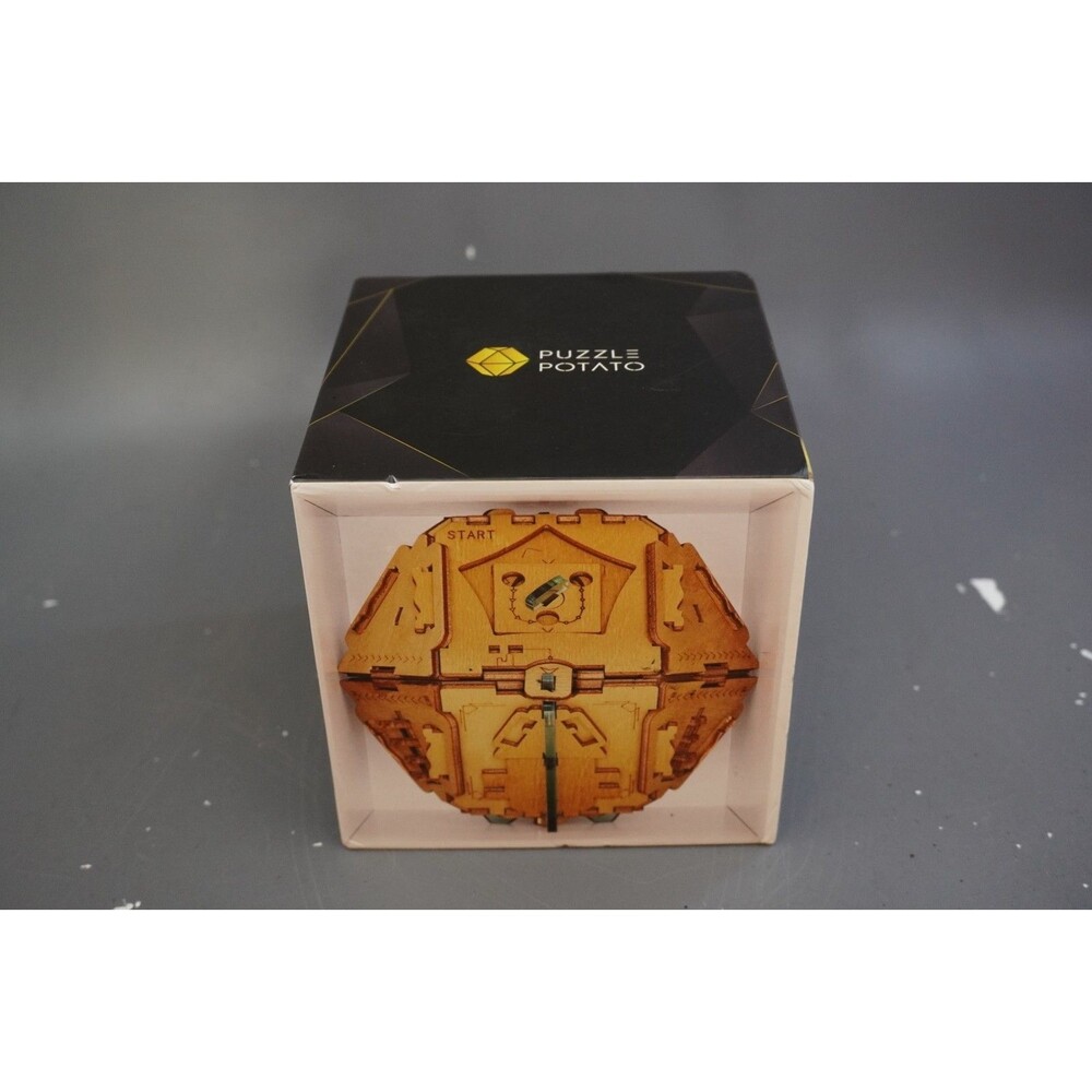 Puzzle Box The Philosophers Stone Wooden Brain Teaser For Adults & Teens escape